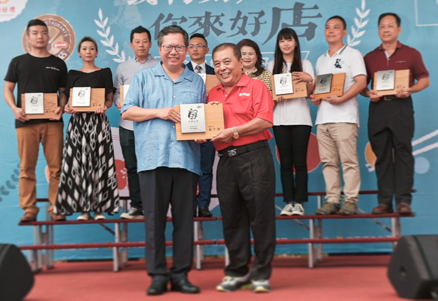 胖子肉鬆 大湳市場第一面金牌好禮獎牌頒獎典禮